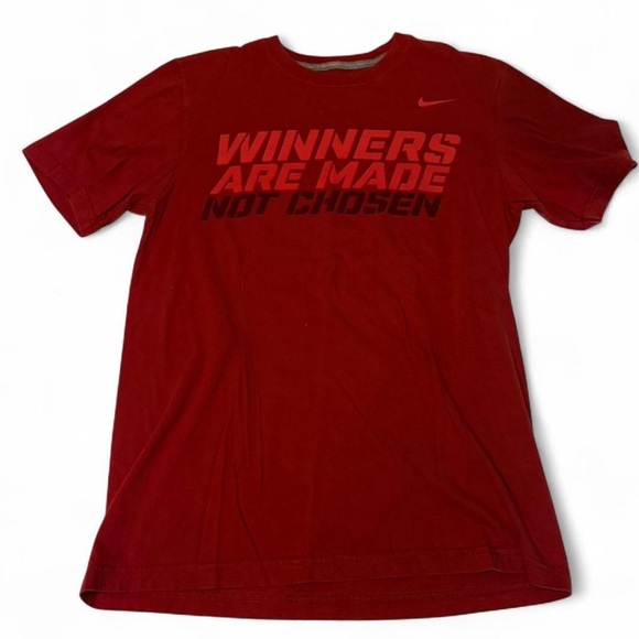 Nike Bold Red Graphic Tee - Picture 1 of 5